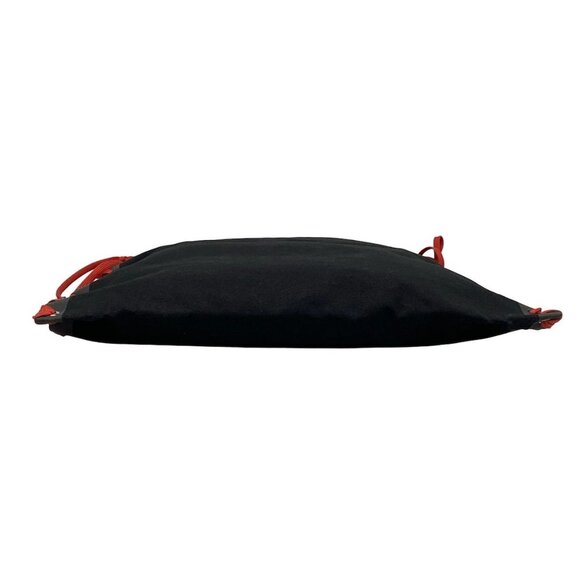 Auth CHRISTIAN LOUBOUTIN Black Red Canvas Tote Bag - Picture 6 of 16